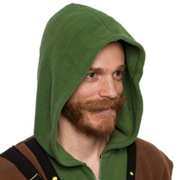 Silver Lilly FUNZIEZ! Robin Hood Unisex Adult Costume Pajamas Onesie Size M - Picture 6 of 10